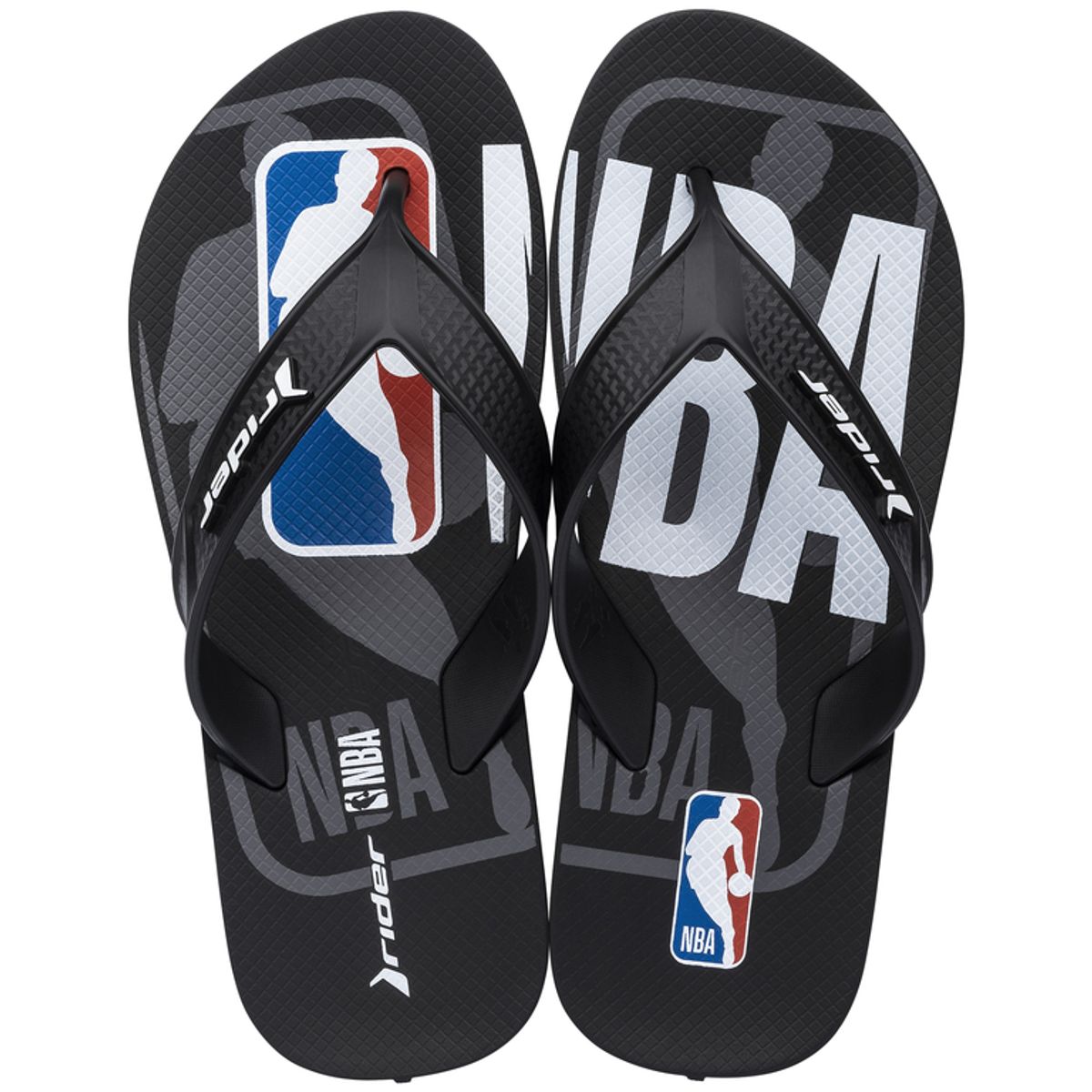 RIDER - Sandalia Hombre Negro NBA 07 Rider