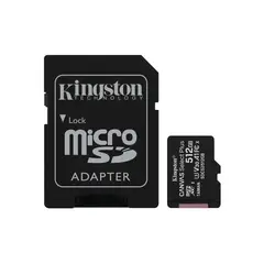 KINGSTON - Tarjeta microSD Canvas Select Plus 512 GB SDXC UHS-I Clase 10