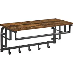 SPACEZAT - Repisa Perchero Vastra Estante de Pared Estilo Industrial