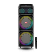 Parlante Bluetooth Karaoke Con Microfono Lightup700 Negro