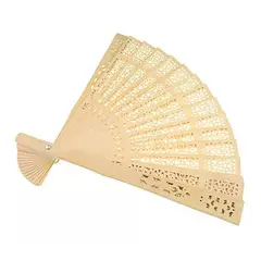 GENERICO - Ventiladores De Madera De Bambú Para Bodas