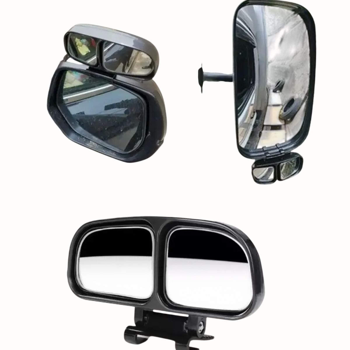GENERICO - Espejo Lateral Retrovisor Punto Ciego 360 Doble Ajustable