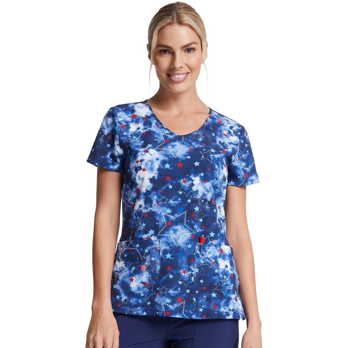 DICKIES - TOP CLÍNICO ESTAMPADO MUJER DICKIES DK852 AMSR
