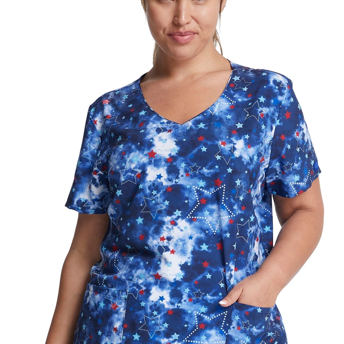 DICKIES - TOP CLÍNICO ESTAMPADO MUJER DICKIES DK852 AMSR