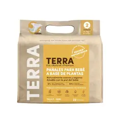 TERRA - Pañales Biodegradables Talla P