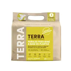 TERRA - Pañales Biodegradables Talla M