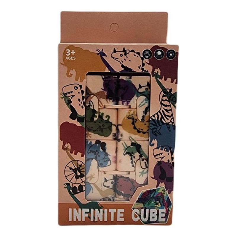GENERICO - Cubo Infinito Anti Estrés Dado Fidget - Piel - Talla única