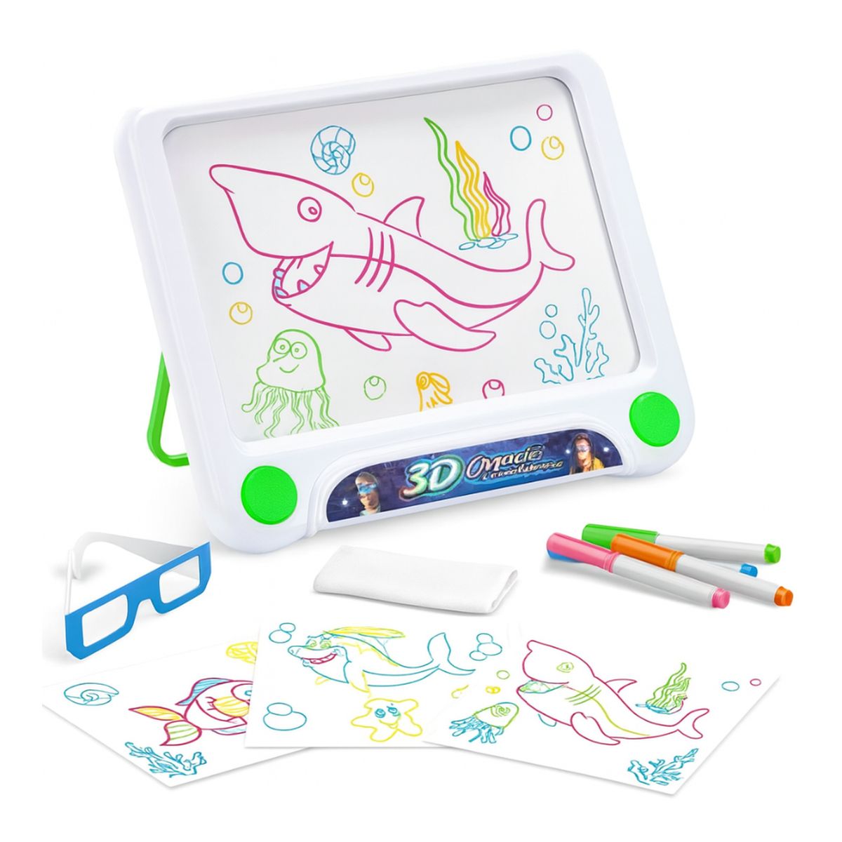 GENERICO - Pizarra Magica 3D Infantil Para Dibujar Con Efecto Luces