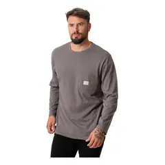 KIVUL - Polera Logo Ml Gris