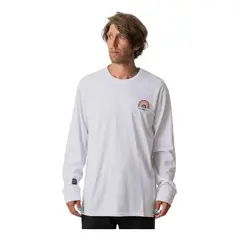 STOKED - Polera Rainbow Ml Blanco