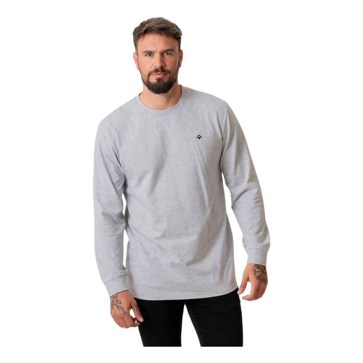 KIVUL - Polera Logo Ml Clara Gris KIVUL