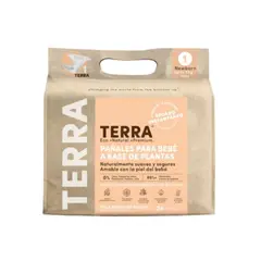 TERRA - Pañales Biodegradables Talla RN