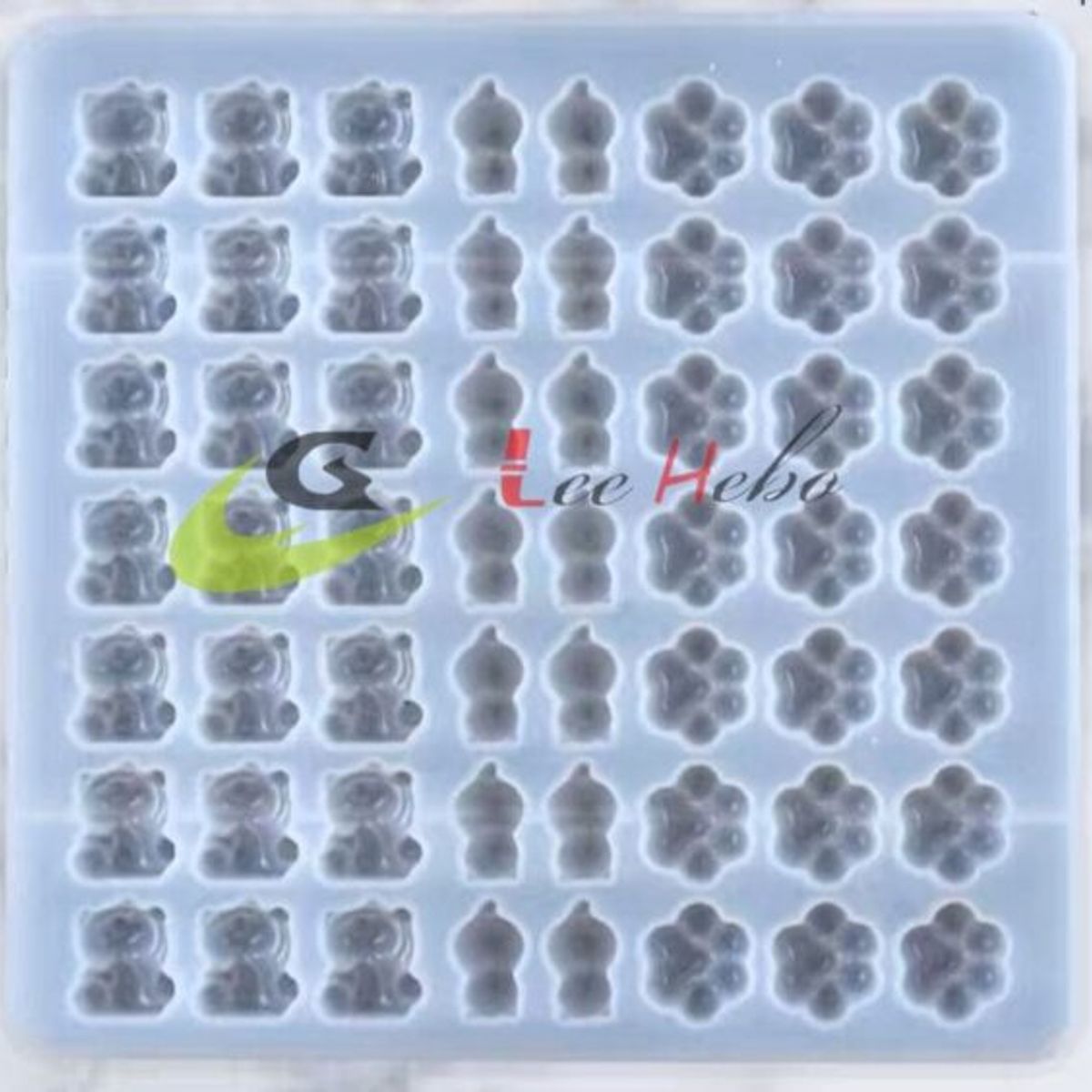 Molde Silicona Para Resina Forma Mini Patitas, marca GENERICO - Foto Principal