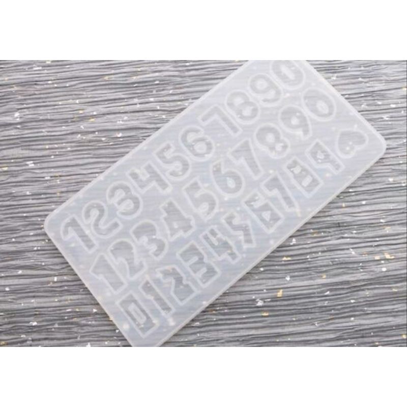 GENERICO - Molde Silicona Para Resina Forma Numeros
