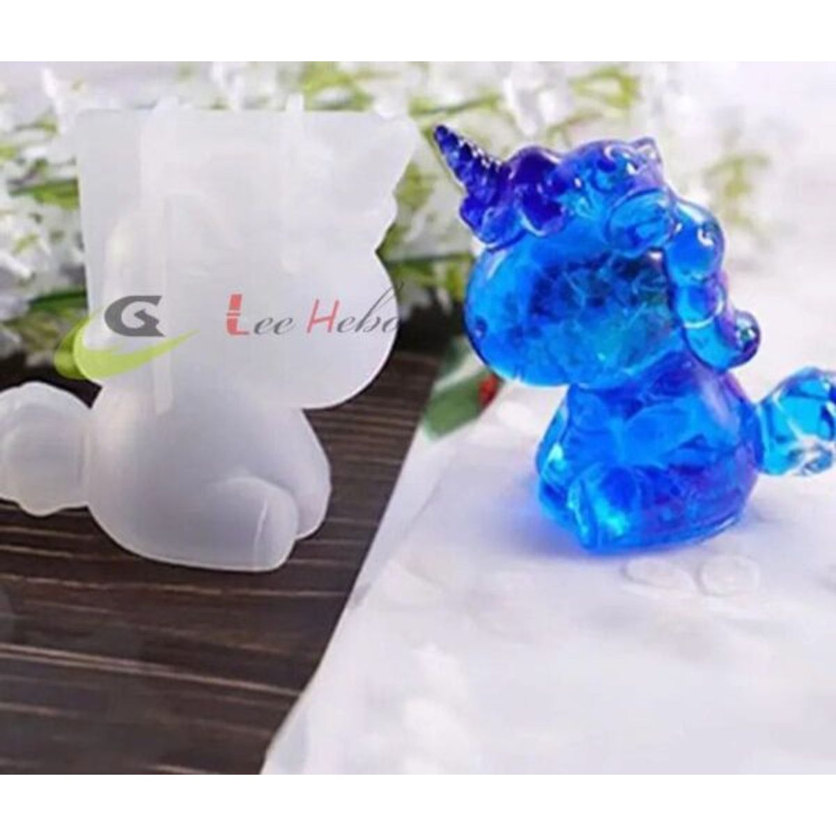 GENERICO - Molde Silicona Para Resina Forma Unicornio