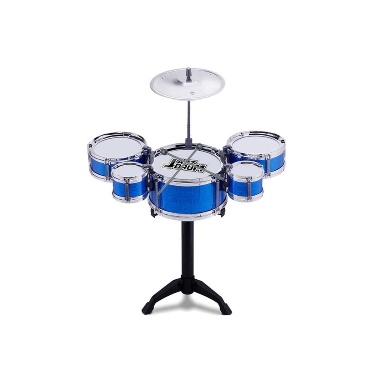 GENERICO - Batería Musical De Juguete 5 Tambores Y Piso - SC