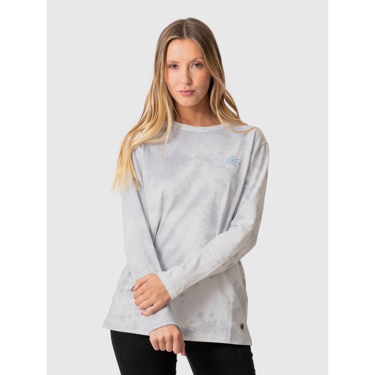 STOKED - Polera Clouds Ml Azul STOKED