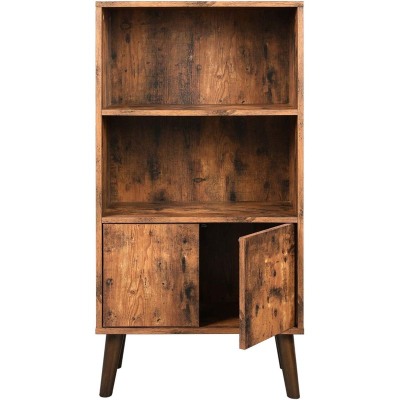 SPACEZAT - Mueble Estante Librero Astrid Estilo Industrial