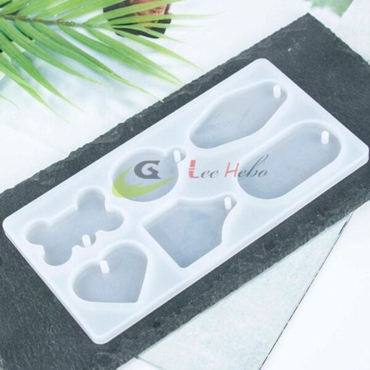 GENERICO - Molde Silicona Para Resina Forma Llaveros