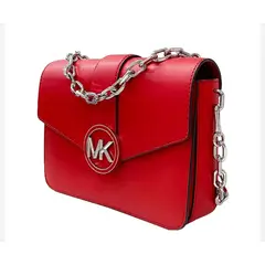 MICHAEL KORS - Cartera crossbody Carmen Convertible Bright Red