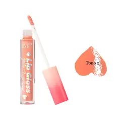 USHAS - Brillo de Labios Shine Tonos Nude 4ml T02