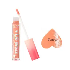USHAS - Brillo de Labios Shine Tonos Nude 4ml T04