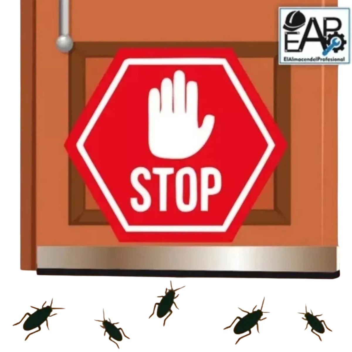 GENERICO - Aislante Escobilla Puerta Evita Polvo Bichos Adhesi