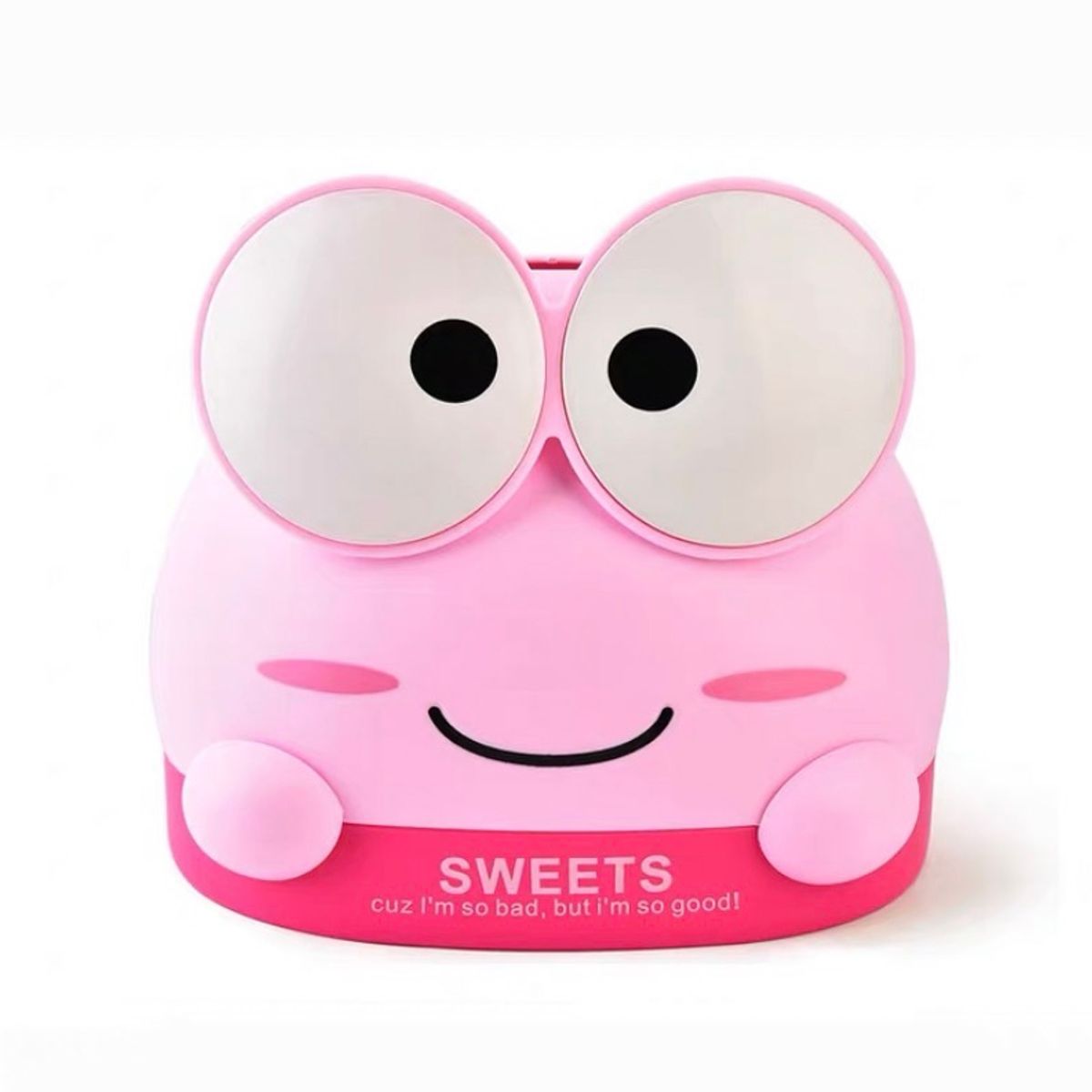 GENERICO - Servilletero Grande De Rana Kawaii 16x14cm ROSA