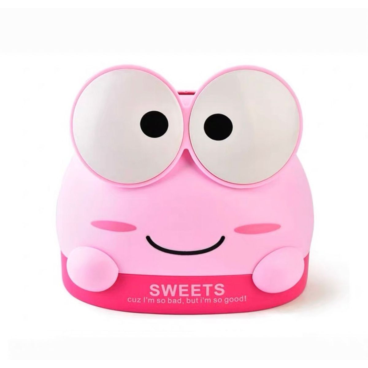 GENERICO - Servilletero Grande De Rana Kawaii 16x14cm ROSA