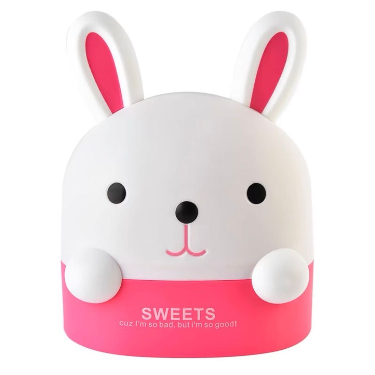 GENERICO - Conejito Kawaii Porta Servilletas O Toallitas Humedas FUCSIA