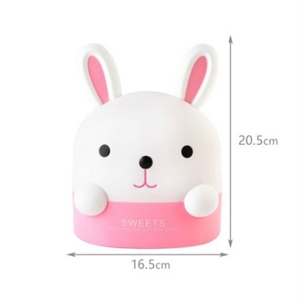 GENERICO - Conejito Kawaii Porta Servilletas O Toallitas Humedas