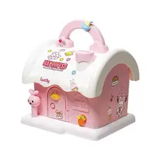 GENERICO - Alcancía De Casa Kawaii Cute Stickers ROSA