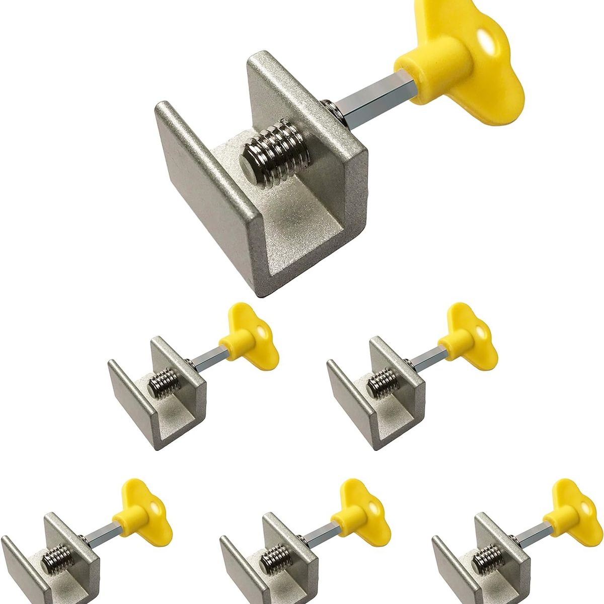 GENERICO - 8 Sets Seguro Traba Ventanas Corredera Seguridad Niños Llave