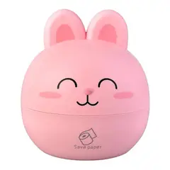 GENERICO - Servilletero De Conejo Kawaii 19x17cm ROSA