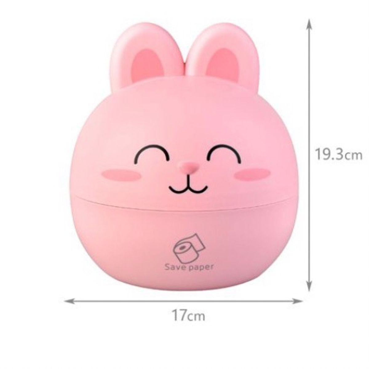 GENERICO - Servilletero De Conejo Kawaii 19x17cm BLANCO