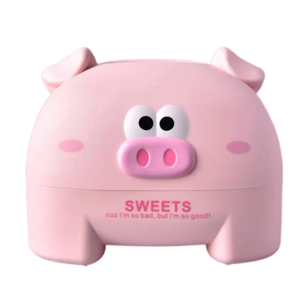 GENERICO - Servilletero Grande De Chancho Kawaii 18cm X 14cm ROSA