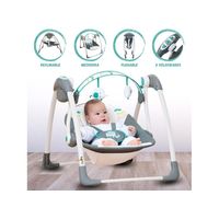 Silla Mecedora Reclinable Para Bebés Con Música