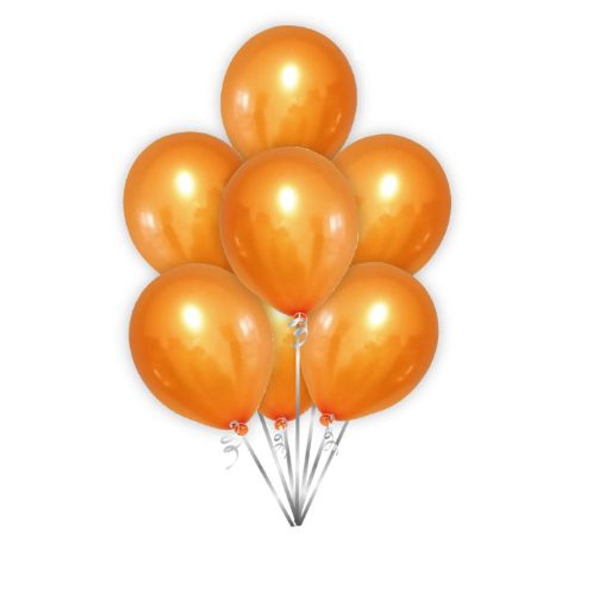 GENERICO - Globos Latex 25 Unidades 30 Cm Color Naranja