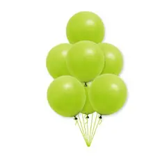 GENERICO - Globos Latex 30 Cm 10 Unidades Color Verde