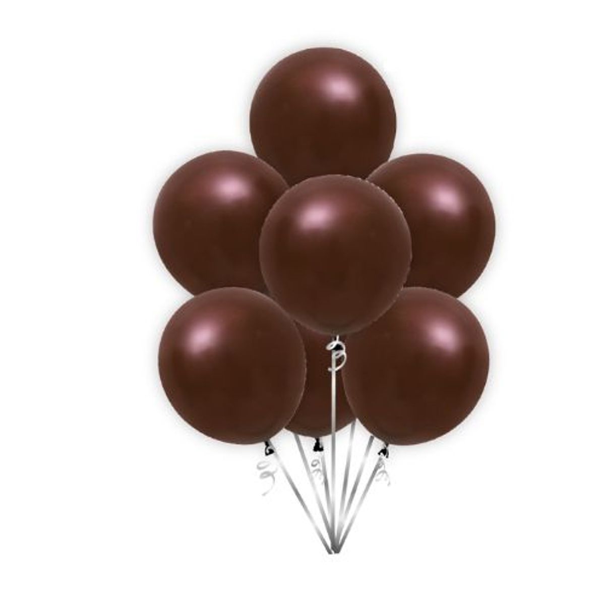 GENERICO - Globos Latex 25 Cm 50 Unidades Color Marron