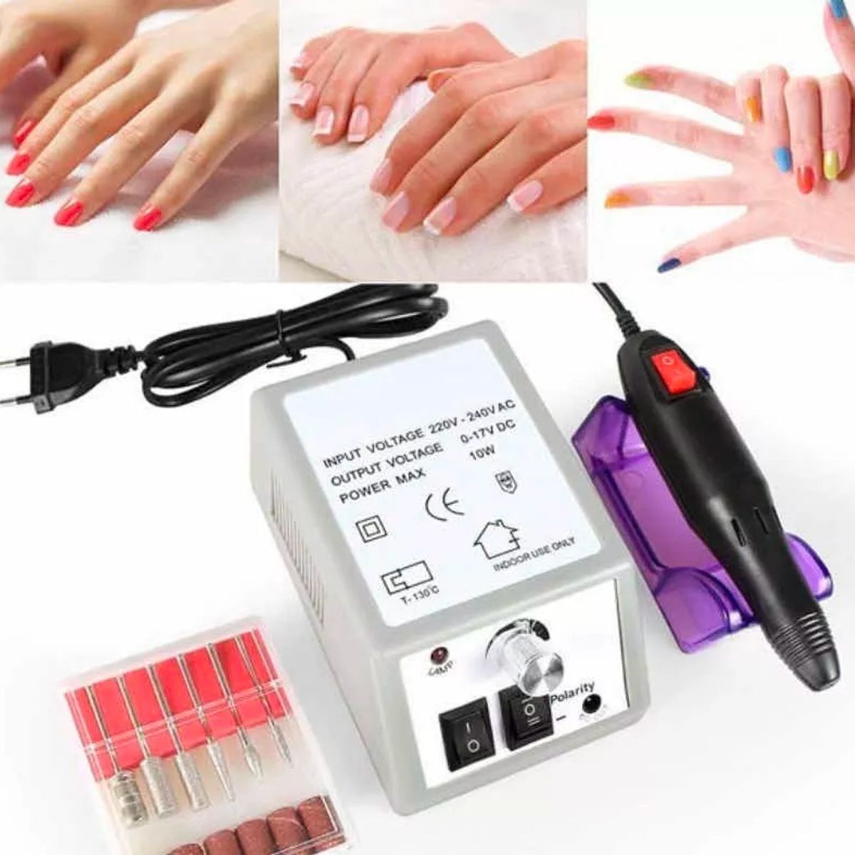 GENERICO - Maquina Torno Uña Manicure Pedicure Pulidor Eléctrico
