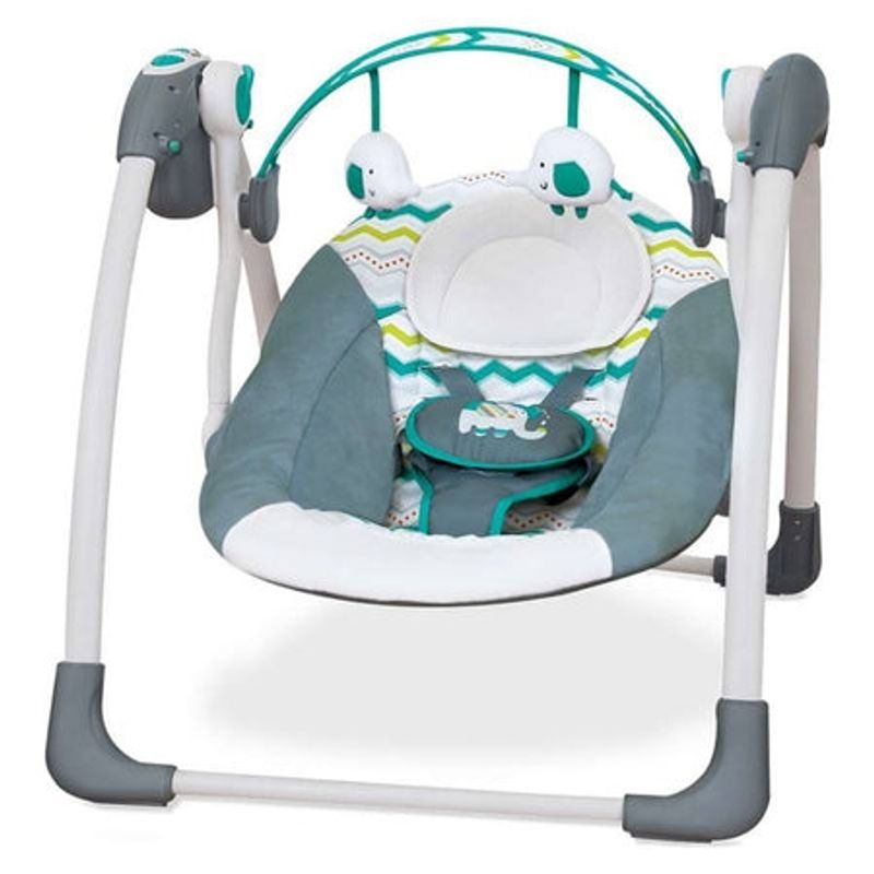 ACTUAL - Silla Mecedora Para Bebés Reclinable Ajustable Con Música