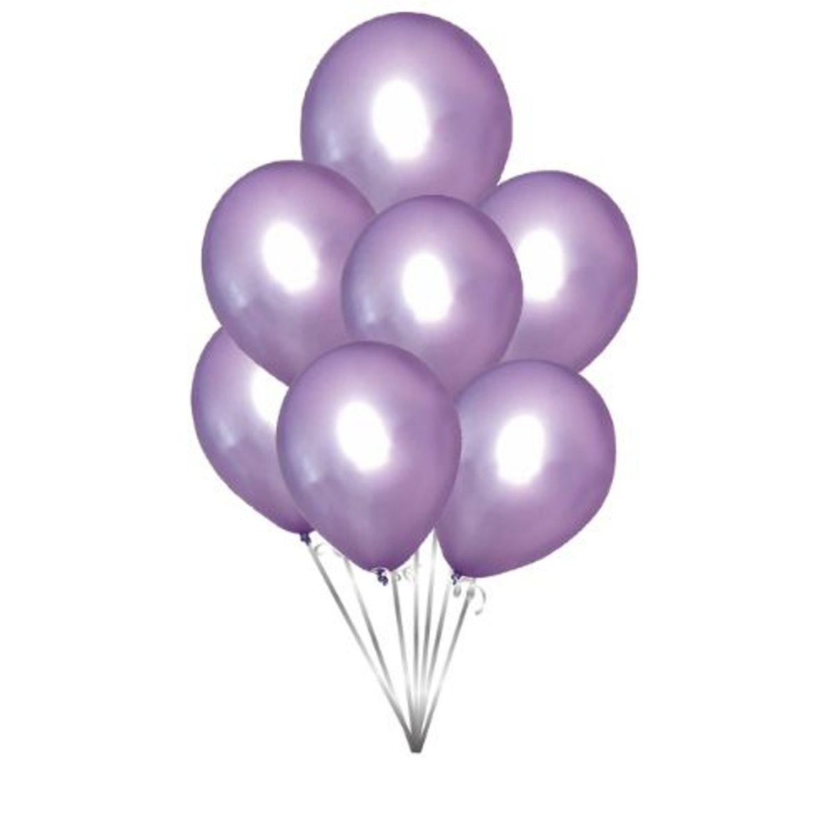GENERICO - Globos Latex 25 Cm 25 Unidades Color Morado