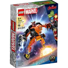 LEGO - Super Heroes Armadura Robótica D Rocket 76243 98 Piezas