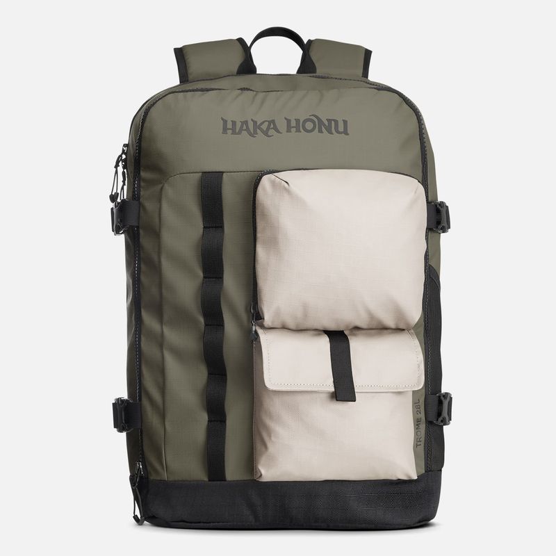 HAKA HONU - Mochila Trome 28L Verde Grisaceo Haka-Honu