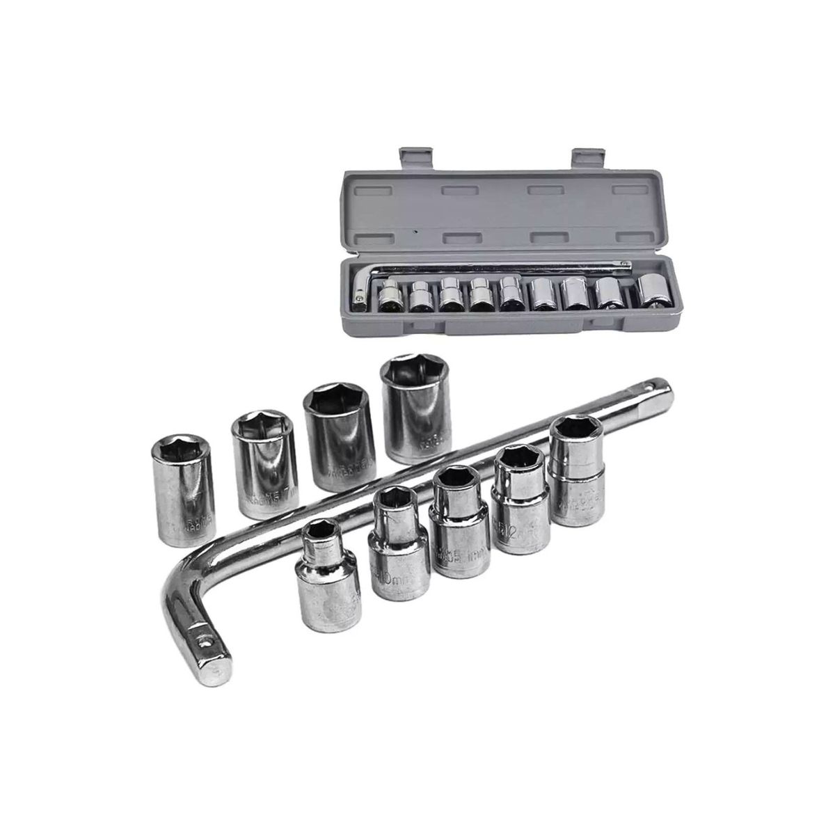 GENERICO - Caja Herramientas Set Juegos De Llaves De Tubo Hexagonales