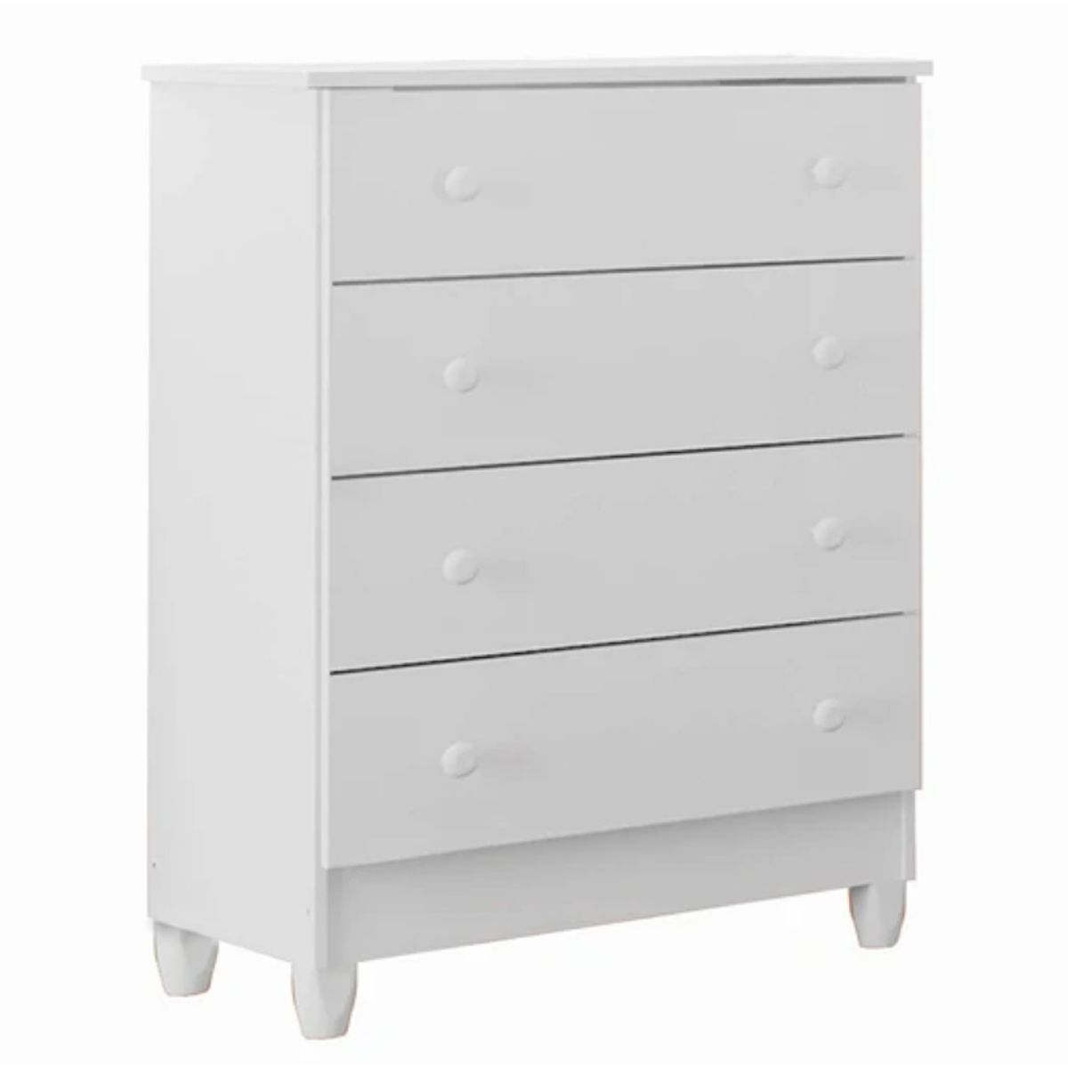 KIDSCOOL - COMODA BLANCO MEL 4 CAJONES