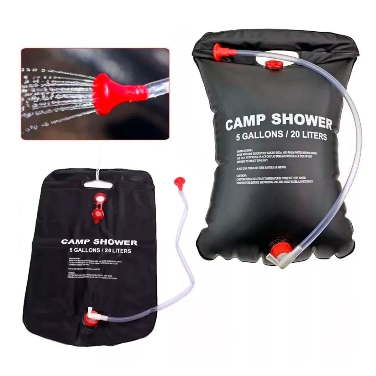 GENERICO - Ducha Portátil Solar Camping Playa 20 L Exterior Compacta