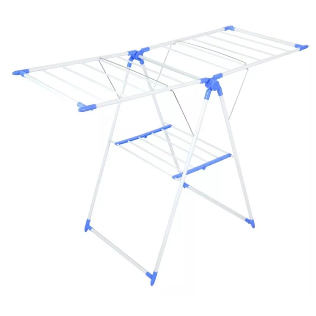 GENERICO - Tendedero De Ropa Plegable Azul