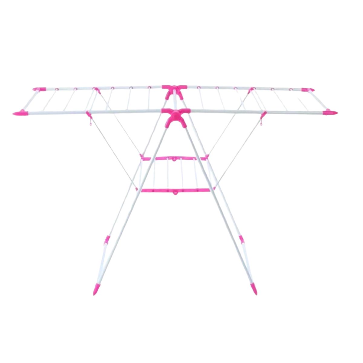 GENERICO - Tendedero De Ropa Plegable Rosado